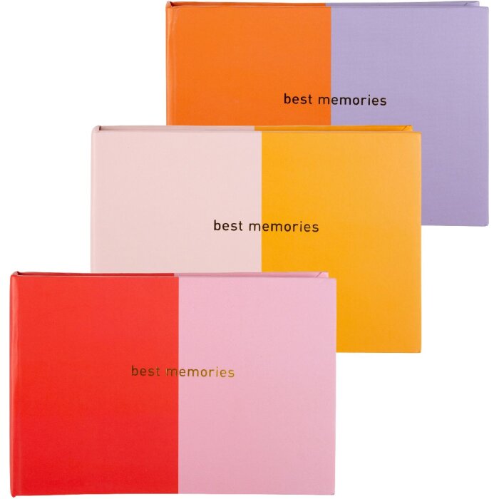 Album slip-in Goldbuch 40 foto Colorazione 10x15 cm goffratura oro