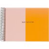 Album a spirale Goldbuch Colorazione arancio-rosé 24x17 cm 40 pagine bianche