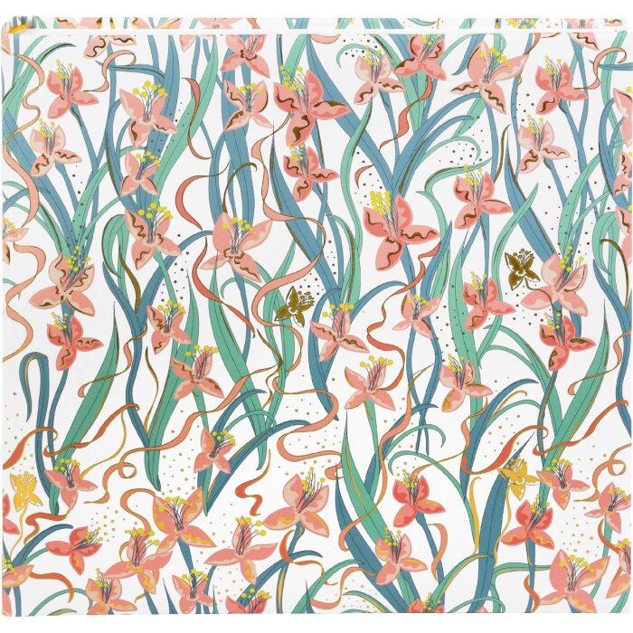 Album fotografico Goldbuch Garden Chic Bianco 25x25 cm 60 pagine stampa darte in rilievo oro
