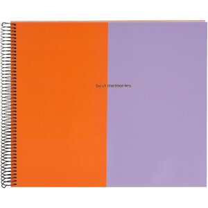Album a spirale Goldbuch Colorazione arancione lilla...