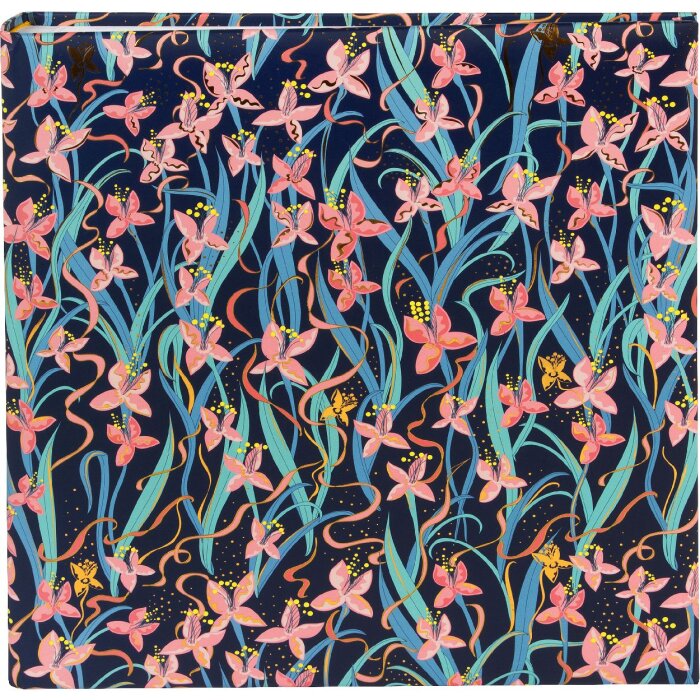 Album fotografico Goldbuch Garden Chic Blu 30x31 cm 60 pagine in rilievo oro