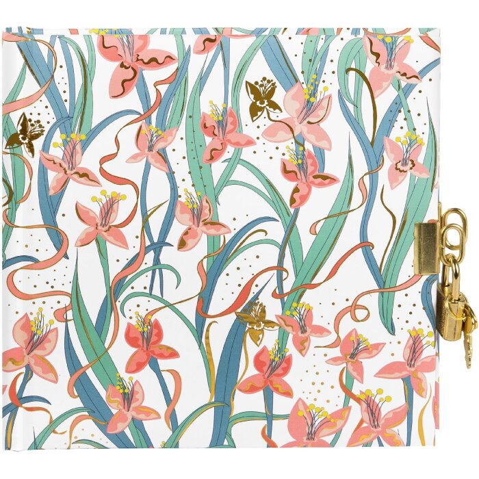 Diario Goldbuch Garden Chic Bianco 16x16 cm 96 pagine con blocco