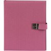 Cartella portadocumenti Goldbuch Bella Vista Fucsia 27x34 cm 5 tasche lino