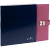 Cartella portadocumenti Goldbuch Bella Vista Fucsia 27x34 cm 5 tasche lino