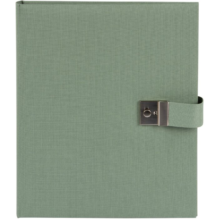 Cartella documenti Goldbuch Bella Vista carciofo 27x34 cm 5 tasche lino