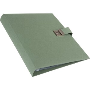 Cartella documenti Goldbuch Bella Vista carciofo 27x34 cm 5 tasche lino
