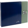 Cartella documenti Goldbuch Bella Vista carciofo 27x34 cm 5 tasche lino