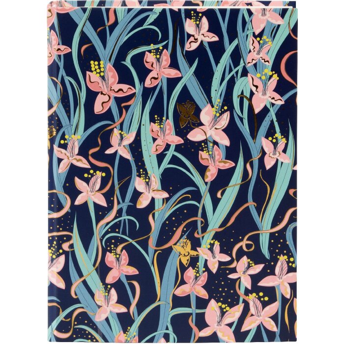Quaderno Goldbuch Garden Chic Blu 15x22 cm 200 pagine bianche
