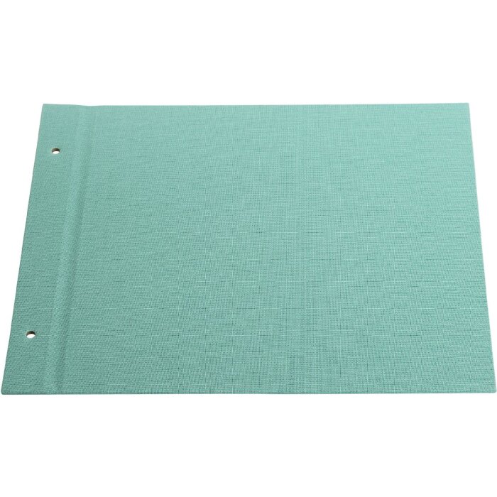 Copertina dellalbum Goldbuch Bella Vista aqua 30x25 cm in lino