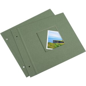 Copertina album Goldbuch Bella Vista Artichoke 30x25 cm lino verde
