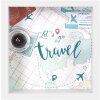 Goldbuch esaudire i desideri Lets go travel 18x18 cm MDF salvadanaio cornice per immagini