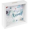 Goldbuch esaudire i desideri Lets go travel 18x18 cm MDF salvadanaio cornice per immagini
