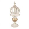 Clayre & Eef 5Y1212 Decorazione Ornamento Beige Oro Ø 22x53 cm