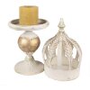 Clayre & Eef 5Y1212 Decorazione Ornamento Beige Oro Ø 22x53 cm