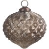 Clayre & Eef 6GL4535XS Bomboniere per albero di Natale Ø 8x8 cm in vetro argento