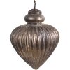 Clayre & Eef 6GL4536S Guaina per albero di Natale argento Ø 10x12 cm