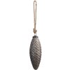 Clayre & Eef 6GL4537M Albero di Natale con pigna Ø 6x16 cm