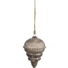Clayre & Eef 6GL4538L Stelle filanti per lalbero di Natale Ø 15x20 cm argento