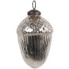 Clayre & Eef 6GL4540M Bomboniere per albero di Natale Ø 7x10 cm argento