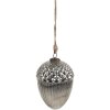 Clayre & Eef 6GL4540XL Guaina per albero di Natale argento Ø 15x21 cm