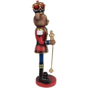 Clayre & Eef 6PR4333 Decorazione Orso Soldato 10x9x31 cm