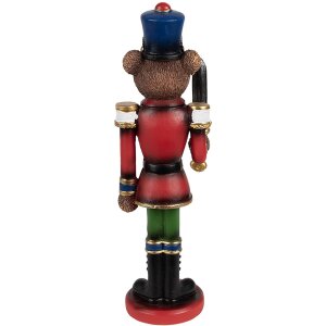 Clayre & Eef 6PR4334 Decorazione Orso Soldato 7x6x20 cm