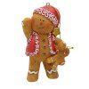Clayre & Eef 6PR4336 Decorazione Appendino Uomo di Pan di Zenzero 6x4x9 cm