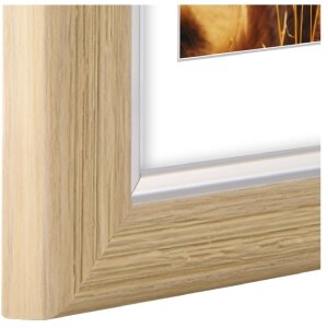 Hama cornice in plastica Lima oak 40 x 50 cm