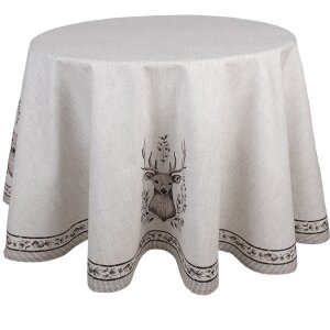 Clayre & Eef GTW07 Tovaglia Motivo Cervo Beige...