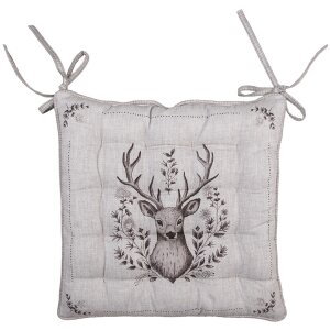 Clayre & Eef GTW29 Cuscino per sedia con motivo cervo...