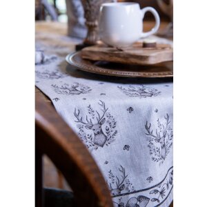 Clayre & Eef GTW29 Cuscino per sedia con motivo cervo in schiuma 40x40x4 cm