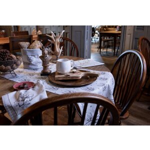 Clayre & Eef GTW29 Cuscino per sedia con motivo cervo in schiuma 40x40x4 cm