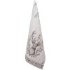 Clayre & Eef GTW42-1 Asciugamano da cucina motivo cervo 50x70 cm