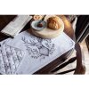 Clayre & Eef GTW42-2 Asciugamano da cucina motivo cervo 50x70 cm