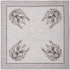 Clayre & Eef GTW43 Set di tovaglioli 6 pezzi 40x40 cm Beige Brown