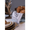 Clayre & Eef GTW43 Set di tovaglioli 6 pezzi 40x40 cm Beige Brown