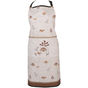 Clayre & Eef LFJ41 Grembiule con motivo a fungo Beige...