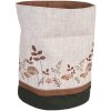 Clayre & Eef LFJ50 Cestino per pane Ø 15x16 cm con motivo a fungo Marrone Beige