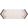 Clayre & Eef LFJ65 Runner da tavola funghi 50x160 cm Beige Brown