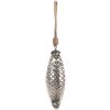 Clayre & Eef 6GL4541M Guaina per albero di Natale argento Ø 6x16 cm