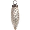 Clayre & Eef 6GL4541S Stelle filanti per albero di Natale Ø 4x10 cm argento