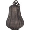 Clayre & Eef 6GL4543 Decorazione Zucca Grigia Ø 17x27 cm
