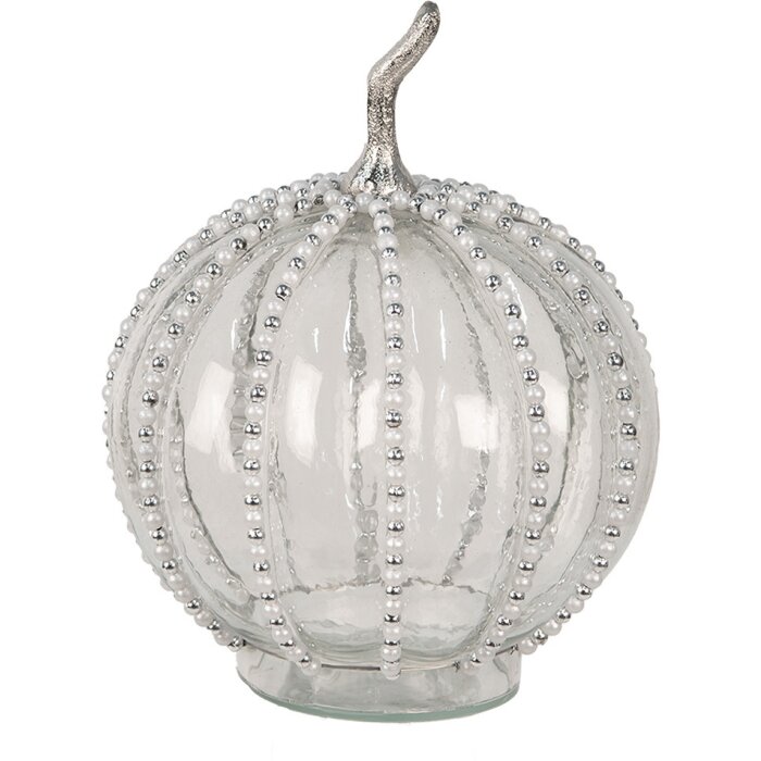 Clayre & Eef 6GL4544L Decorazione zucca in vetro Ø 20x27 cm