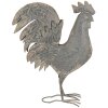 Clayre & Eef 6Y5612 Decorazione Gallo Grigio 34x14x42 cm