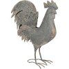 Clayre & Eef 6Y5612 Decorazione Gallo Grigio 34x14x42 cm
