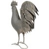 Clayre & Eef 6Y5612 Decorazione Gallo Grigio 34x14x42 cm
