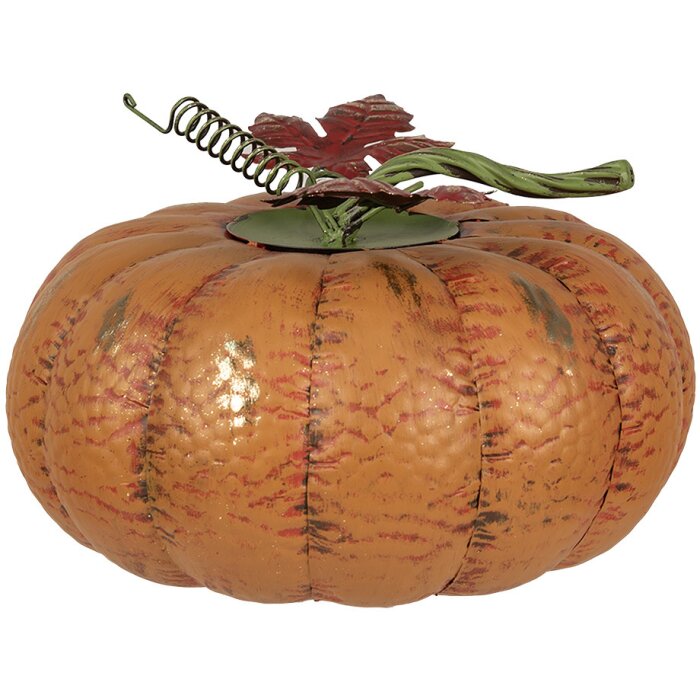 Clayre & Eef 6Y5614 Decorazione Zucca Ø 31x20 cm Arancione
