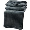 Clayre & Eef KT060.158G Plaid 180x200 cm Grigio scuro
