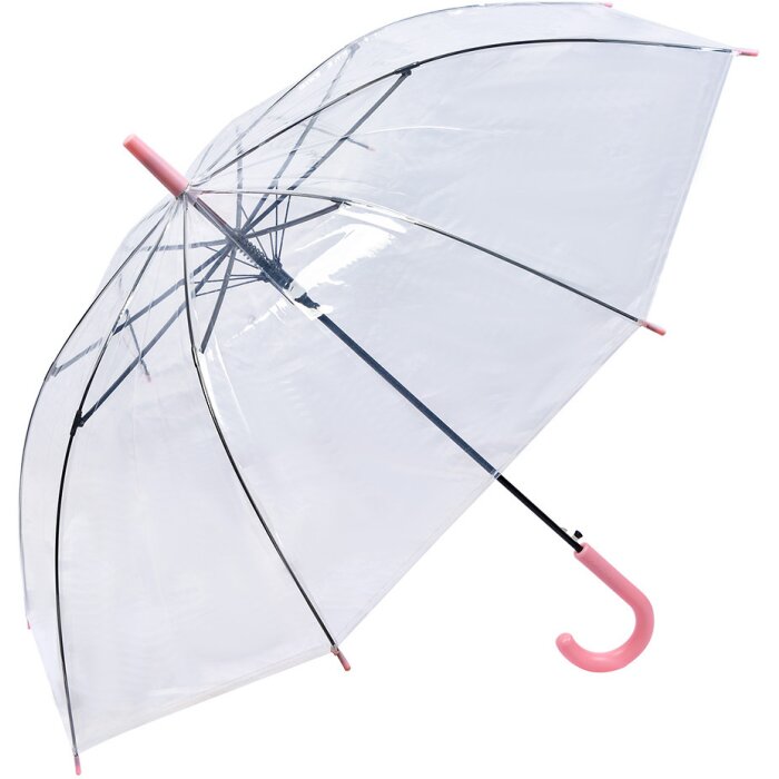Juleeze JZUM0079P Ombrello rosa trasparente 56 cm