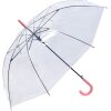 Juleeze JZUM0079P Ombrello rosa trasparente 56 cm